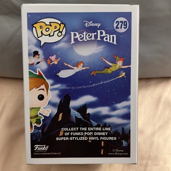 Funko Pop Peter Pan #279 Disney Movie Vinyl Figure Hot Topic Exclusive - Picture 3 of 6